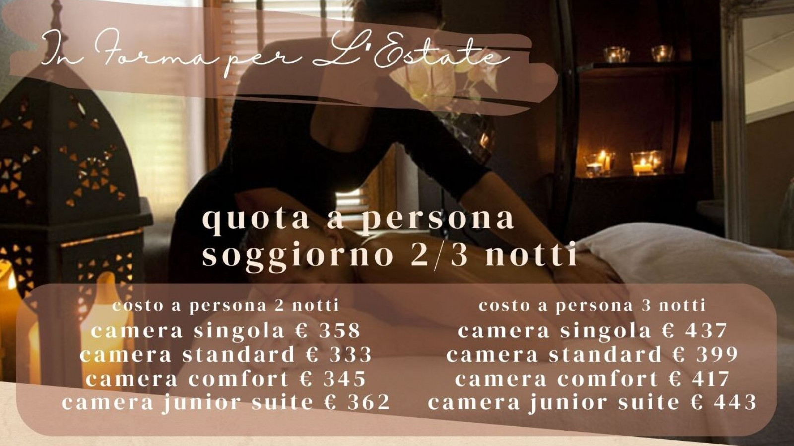 2025 hotel 2 mari in forma per l'estate 2 3 notti IN17