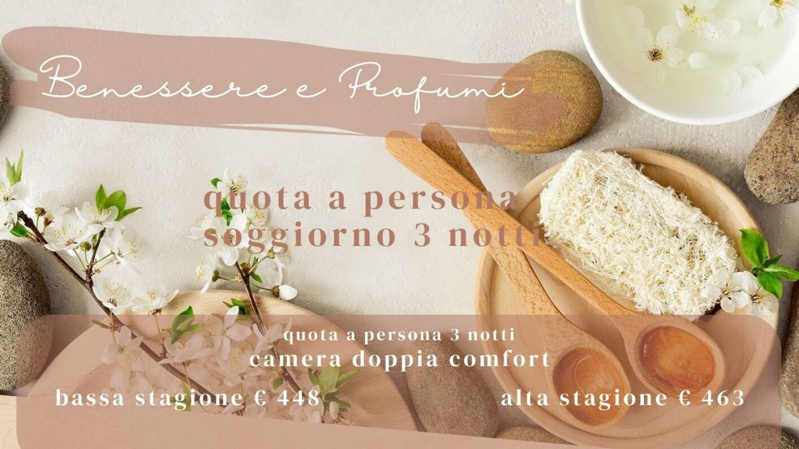 2025 hotel 2 mari benessere e profumi 3 notti IN17