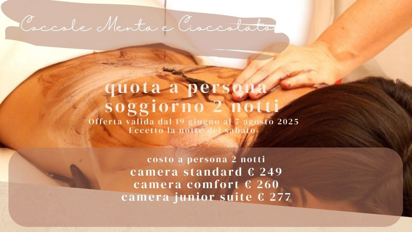 2025 hotel 2 mari coccole menta cioccolato 2 notti IN17