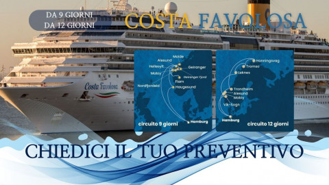 2026 costa favolosa mare del nord IN17