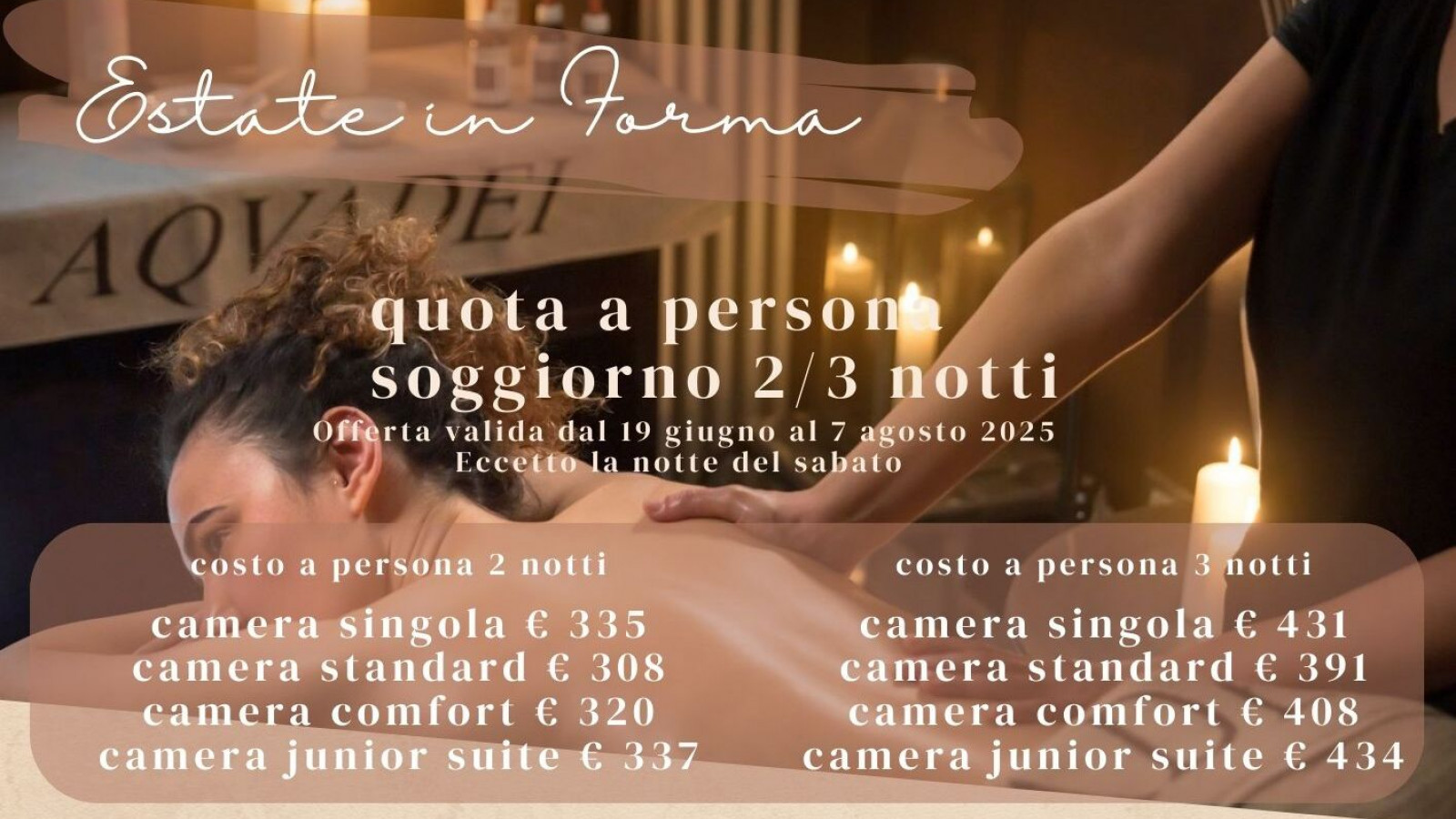 2025 hotel 2 mari estate in forma 2 3 notti IN17