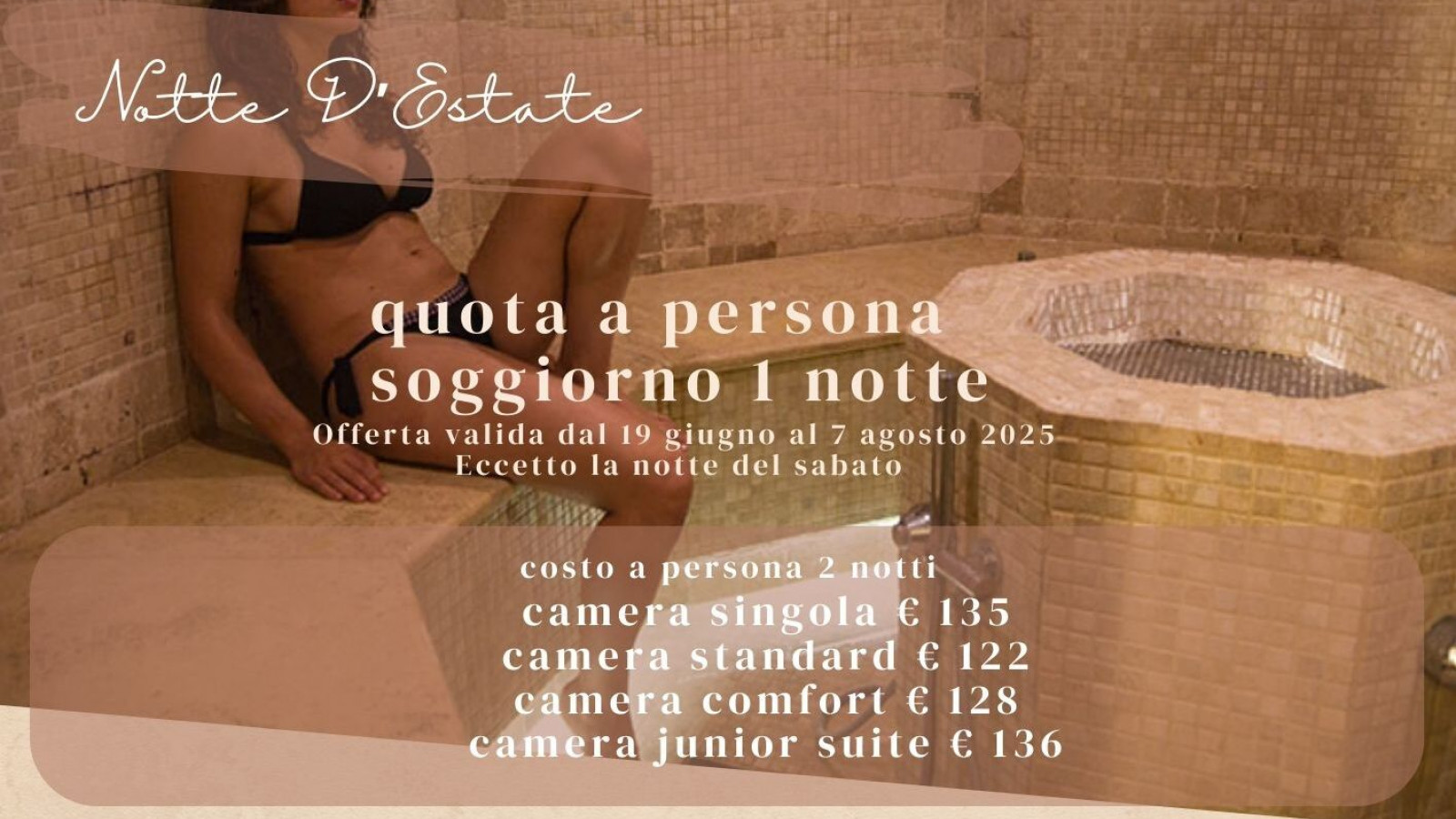 2025 hotel 2 mari notte d'estate 1 notte IN17