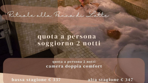 2025 hotel 2 mari rituale alla panna di latte 2 notti IN17